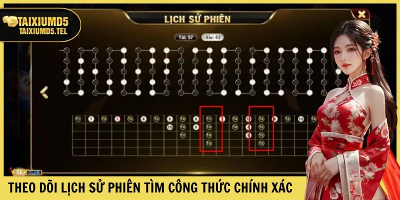 Theo dõi lịch sử phiên chơi tìm công thức chính xác